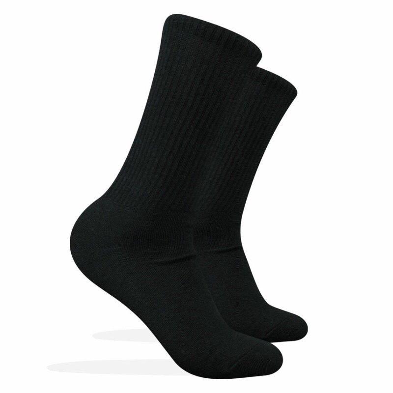 KAOS KAKI PANJANG HITAM POLOS - KAOS KAKI PRIA