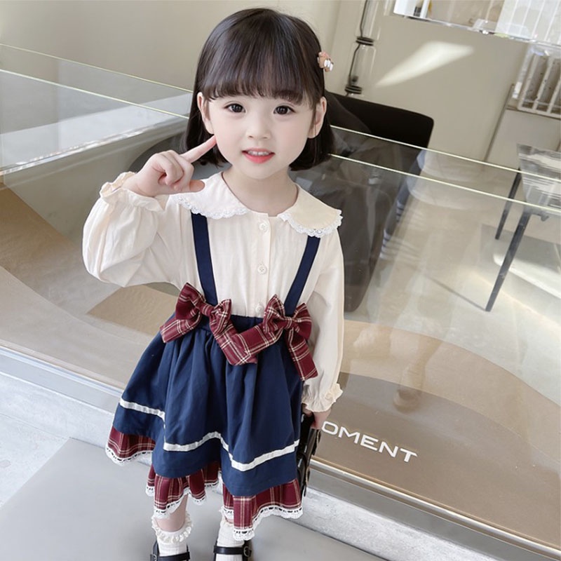 D- 834 DRess VINTAGE PITA2  / Dress katun anak cewek import / Dress baby import / Dress anak bayi lucu / Pakaina anak cewek import / Dress pita anak cewek / Dress anak 2 tahun-6