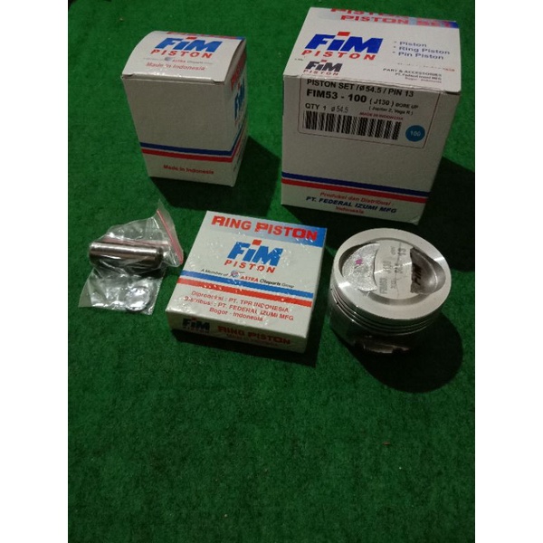 piston fim 54.5 pin 13 pnp jupiter z, bebek & matic