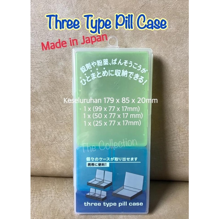 

Box Penyimpanan Obat - Tp0118Jp 305 Three Types Pill Case Kotak Obat 305006 Medicine Kapsul