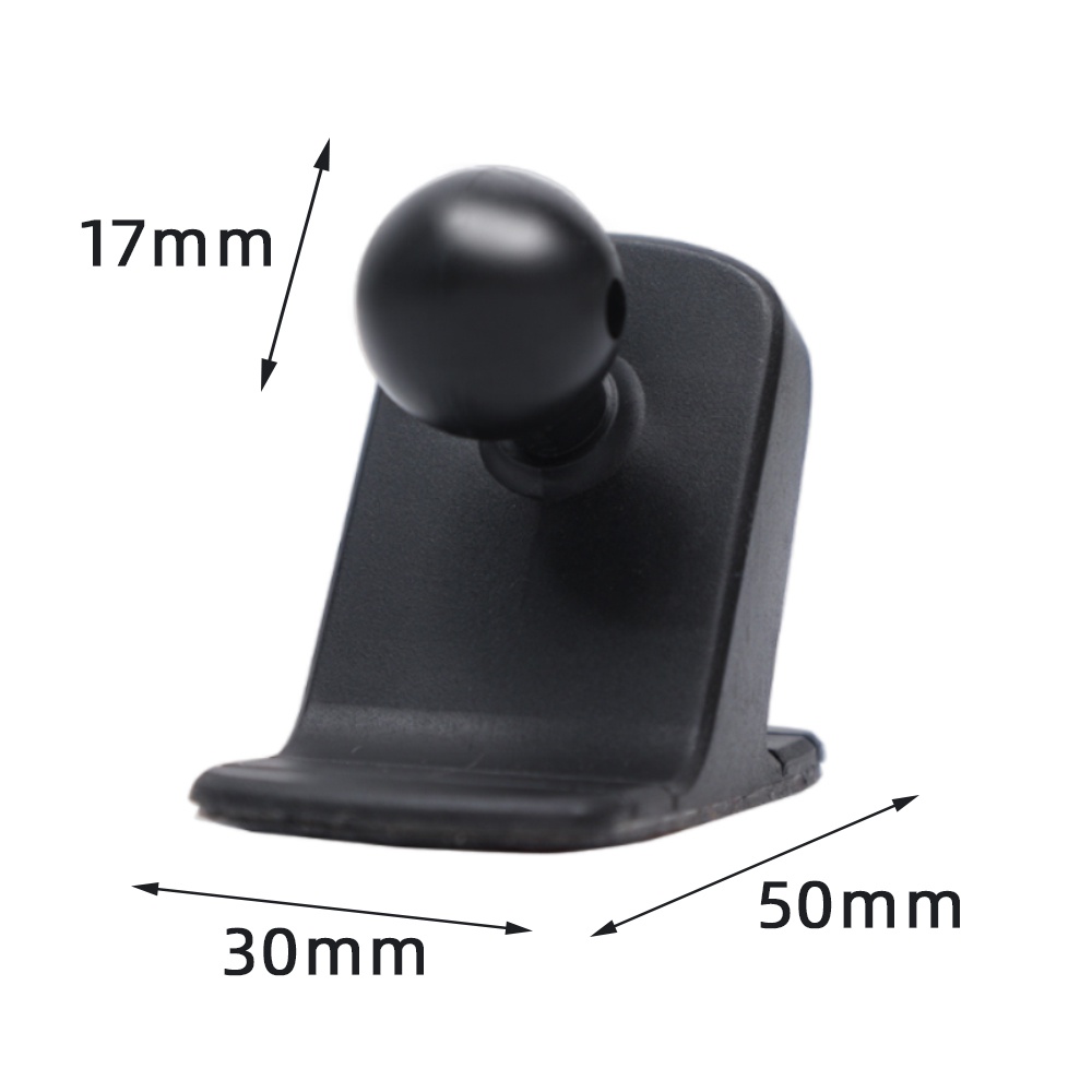 Aksesoris Bracket Stand Base Holder Handphone 17mm Rotasi Putar Anti Slip Untuk Dashboard Mobil