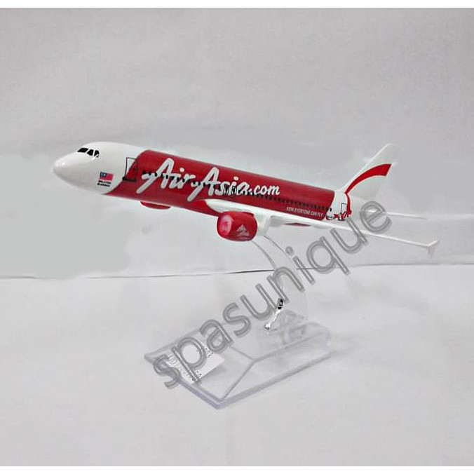 Pajangan Miniatur Diecast Pesawat Airasia1 - Termurah 