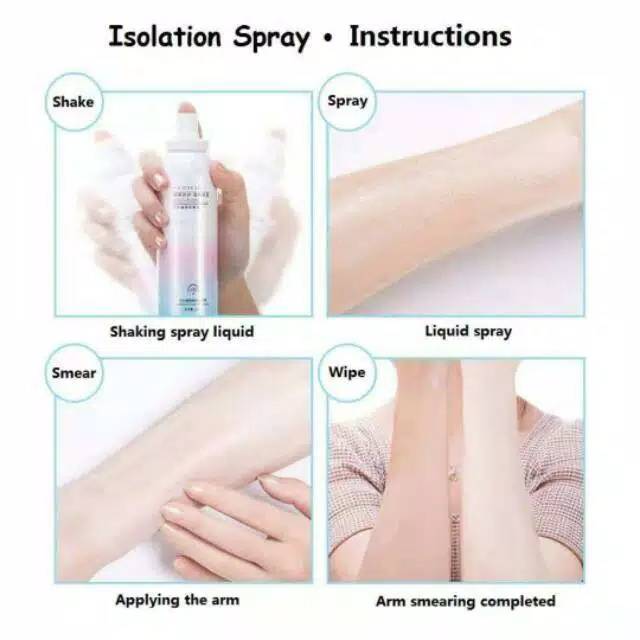 Medan Termurah/Moisturizing Whitening Sunscreen Isolation Protection Spray/Maycreate