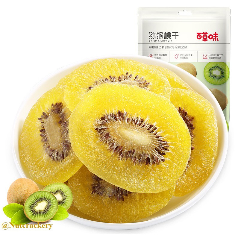 

Manisan Kiwi Kering Dried Kiwi 108g Cemilan Ringan Import Baicaowei , Enak dan Sehat