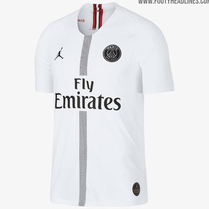 Hot Jersey Baju Obral Psg 3Rd White Air Jordan 18/19 Grade Ori Paris Saint | Sweetfantasy12