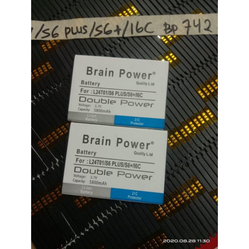 Batre baterai Advan S6 Plus S6+ I6C L24T01 Brain power Double Power