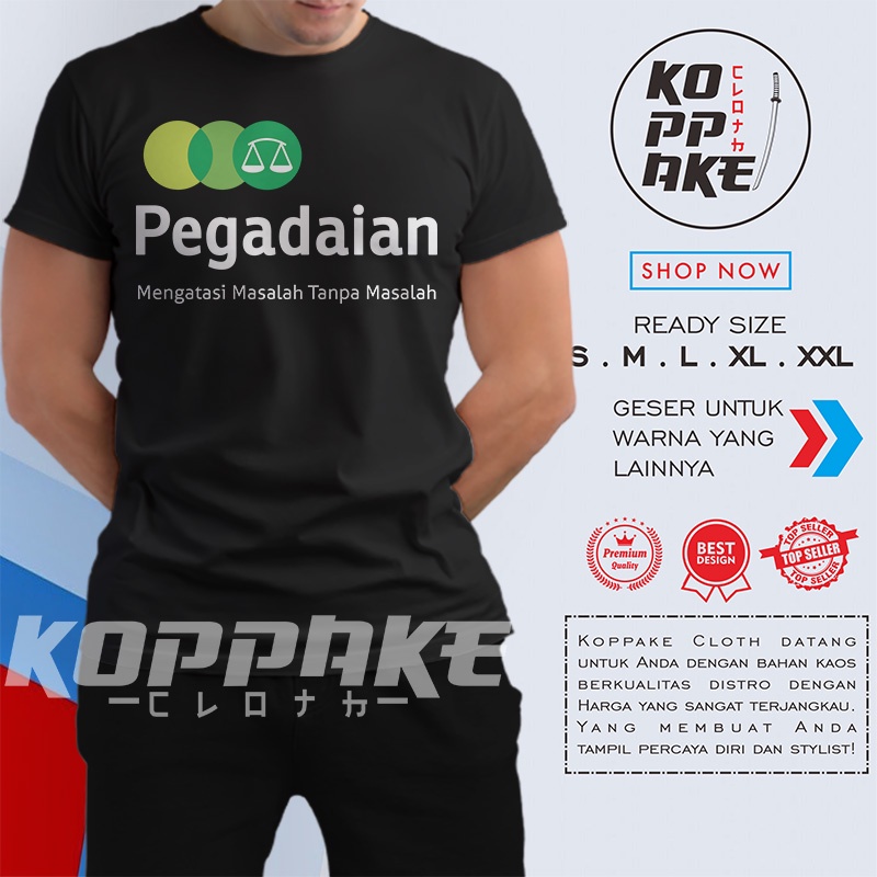 Kaos Pegadaian Logo Baju Distro
