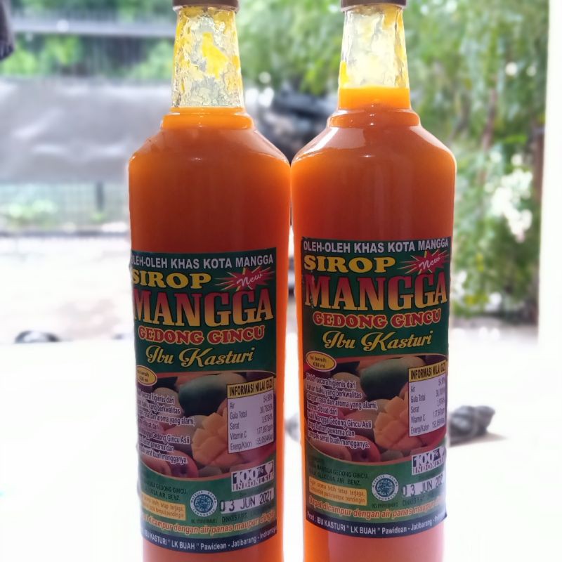 

Sirup Mangga Gedong Gincu