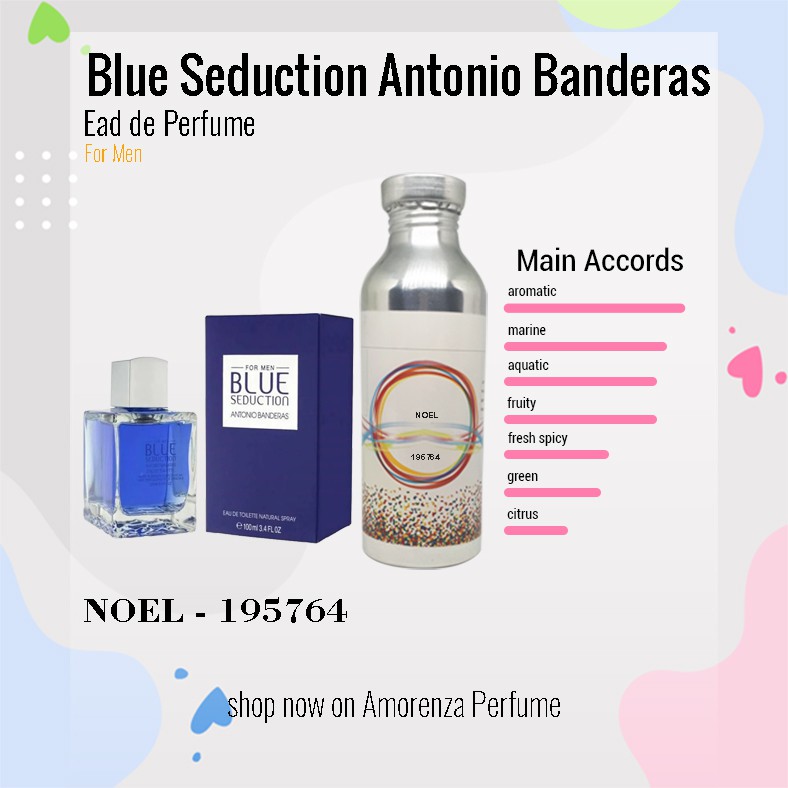 BIBIT PARFUM MURNI ANTONIA BENDERASS MEN - NOEL NICA FRAGRANCE 250 ML SEGEL PABRIK