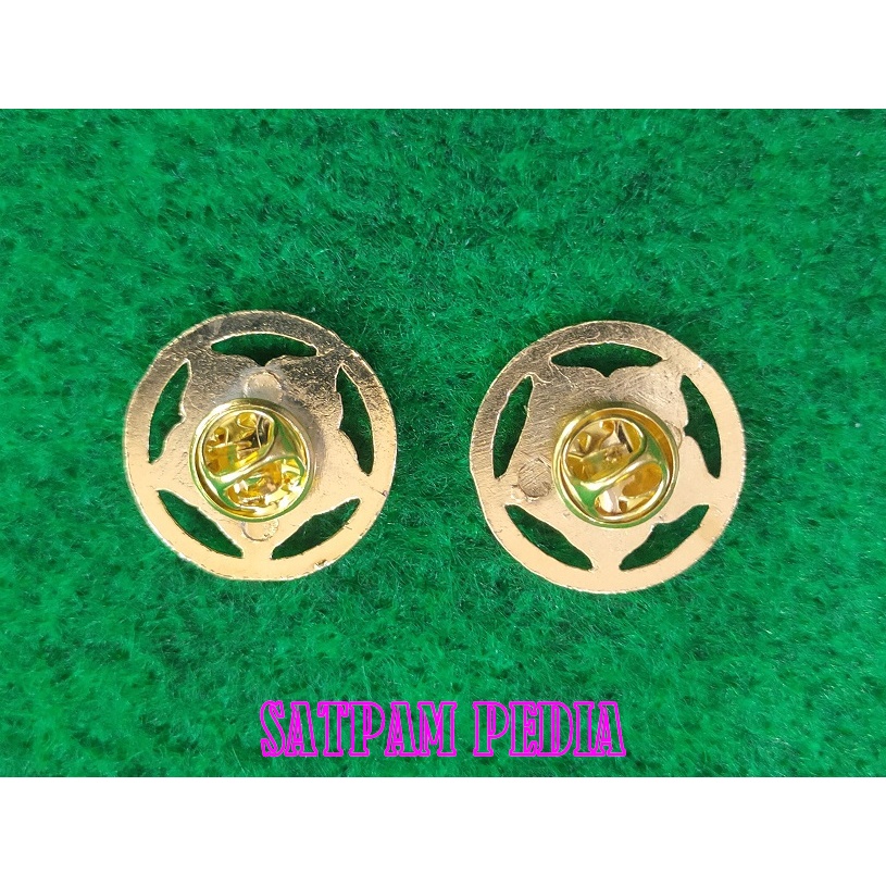 Pin Monogram Satpam Kuning - Wing Monogram Satpam Kuning