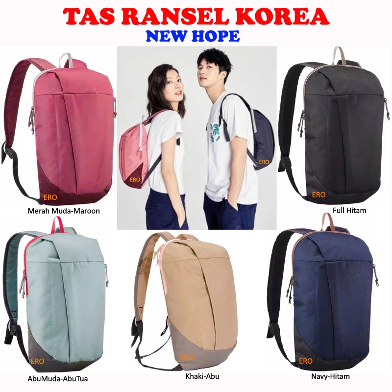 NH ERO1317 RANSEL FASHION WANITA/PRIA BACKPACK TAS PUNGGUNG SEPEDA MURAH IMPORT HIKING KOREA