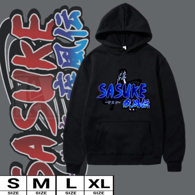 JAKET HOODIE ANIME SASUKE | HOODIE NARUTO | HOODIE ANIME ANAK