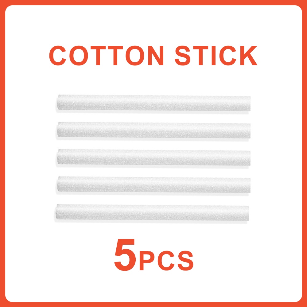 Humidifier Diffuser Berwarna-Warni LED Light Hening Purifier Pelembab Udara 300ML-Cotton Stick(5pcs)