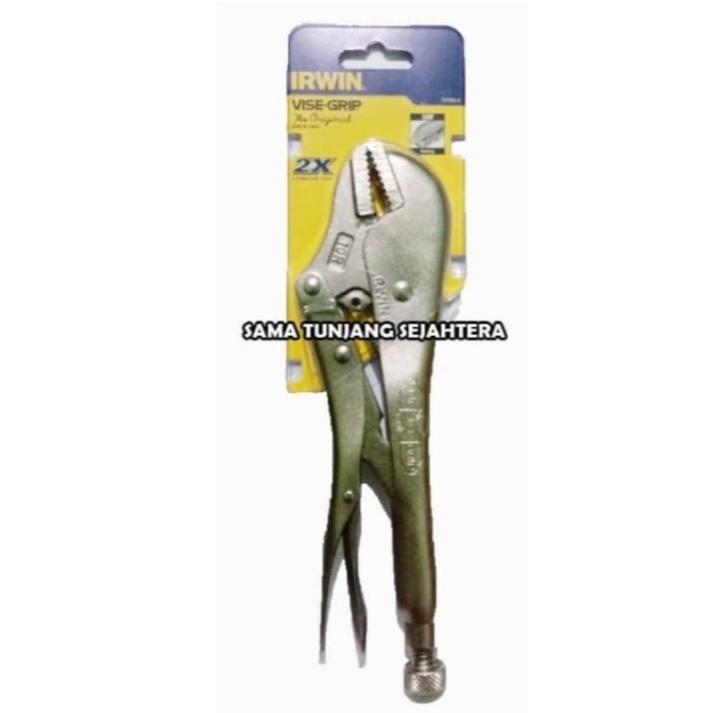 IRWIN TANG BUAYA VISE GRIP 10 R / TANG BUAYA LURUS 10" IRWIN 10 R