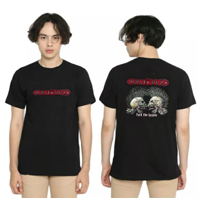 The Exploited Band Fvck The System Tshirt