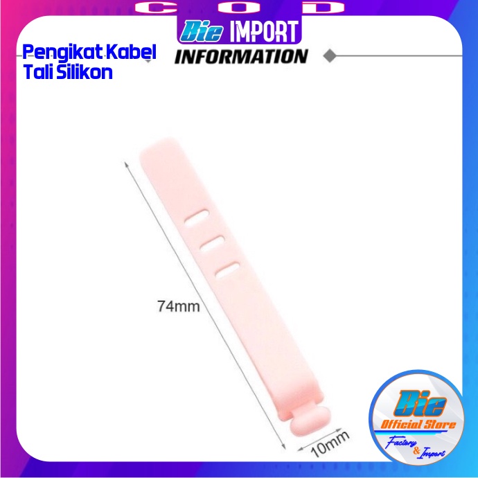 Pengikat Kabel Tali Silikon Premium Impor Best Seller