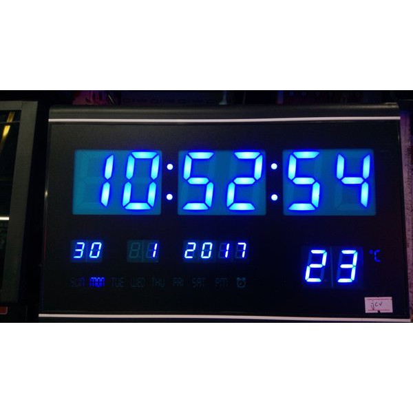 JAM DINDING DIGITAL LED AY 3020 BIRU