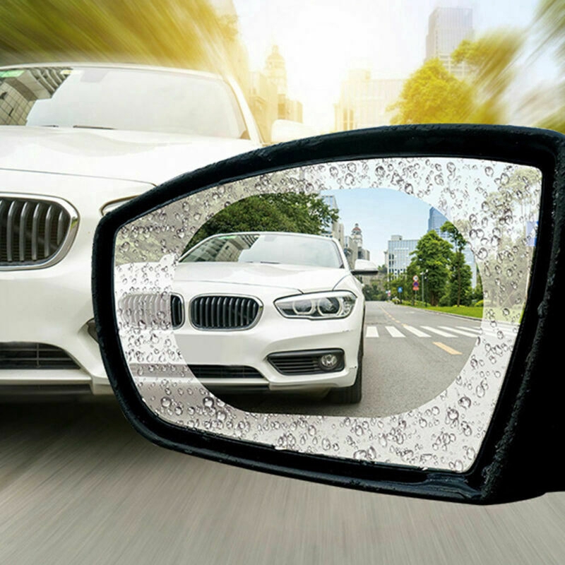 Car Rear view Mirror Protective Waterproof Film, Anti-Fog Car Rearview Mirror,Clear Protective Film