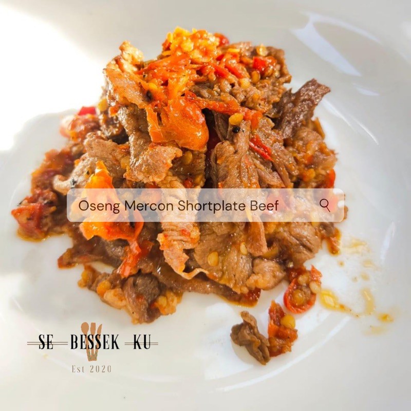 

Oseng Mercon Shortplate Beef