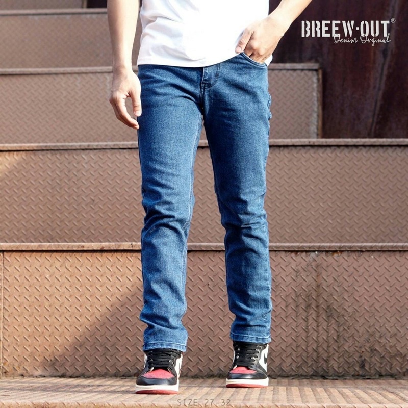 Celana Panjang Breewout Celana Panjang Jeans Celana Pria Celana Unisex Biowash