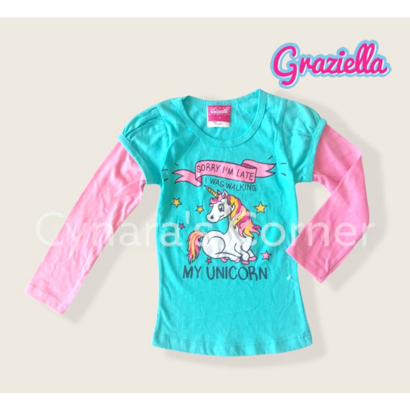 Kaos Anak Lengan Panjang Graziella
