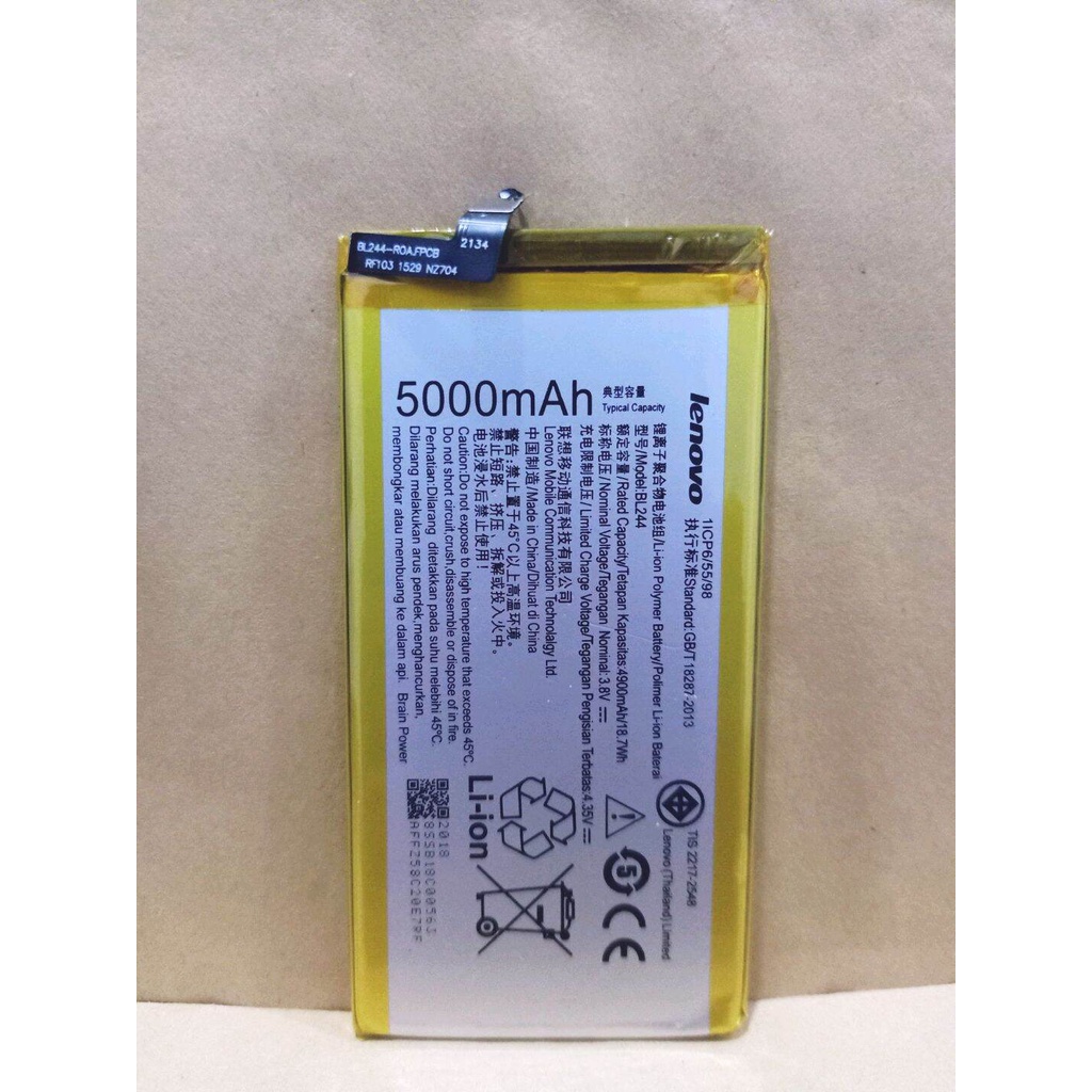 [ COD ] BATERAI LENOVO VIBE P1 TURBO BL244 P1A42 BATRE BATTREY LENOVO VIBE P1 TURBO BL244 P1A42 BISA