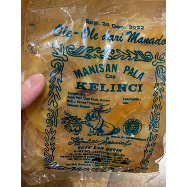 

Manisan Pala / Pala Manis Khas Manado Cap Kelinci
