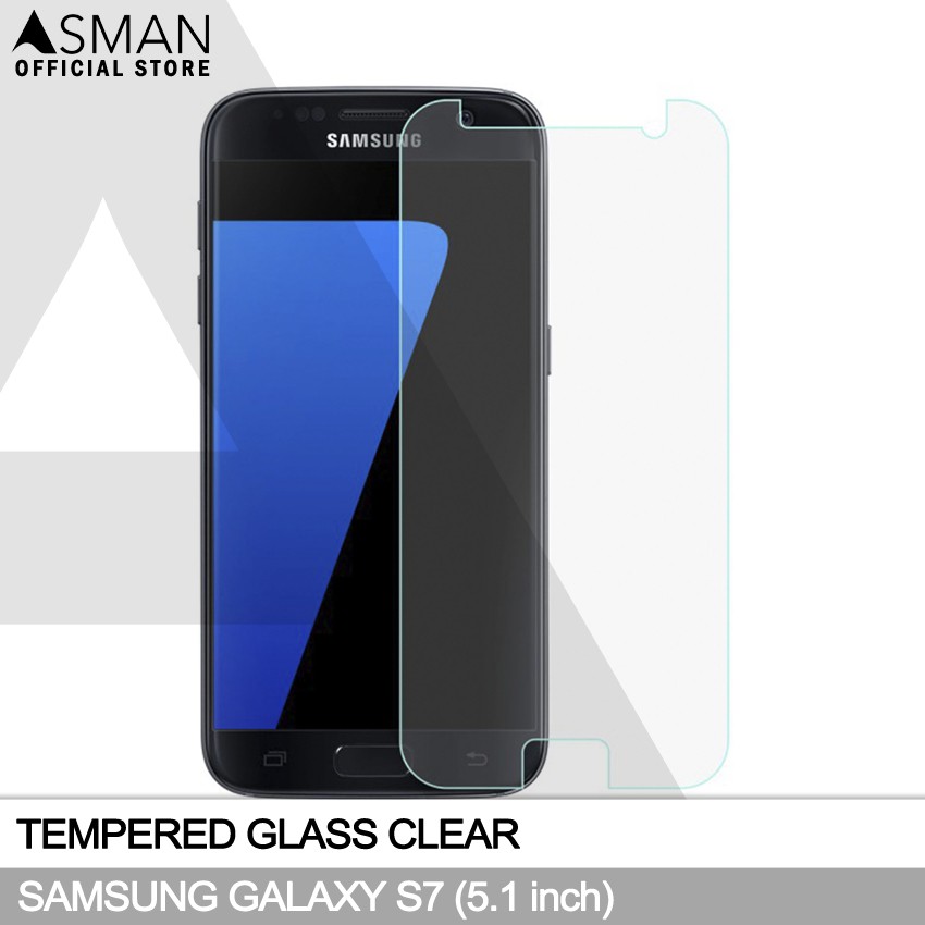 Tempered Glass Samsung Galaxy S7 / S7 Flat (5.1&quot;) | Anti Gores Pelindung Layar Kaca - Bening