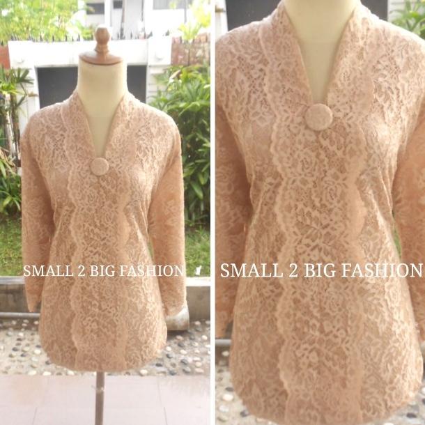 atasan kebaya brokat jumbo / baju pesta brukat big size xxl 3L 4L