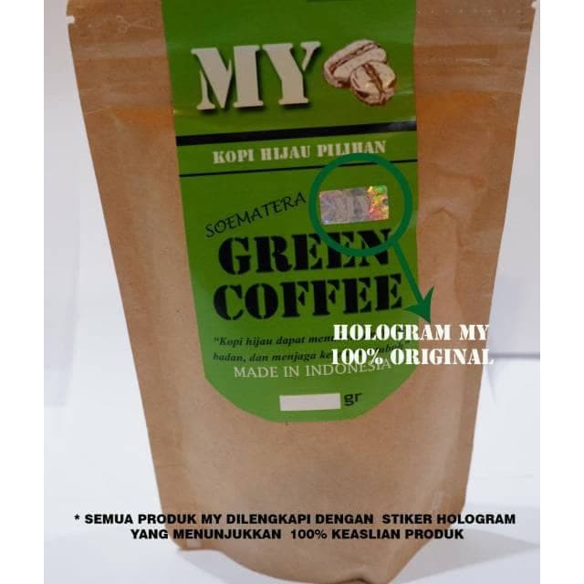

MY GREEN COFFEE POWDER/ KOPI HIJAU BUBUK ORGANIK ALAMI 200GR - kkp472
