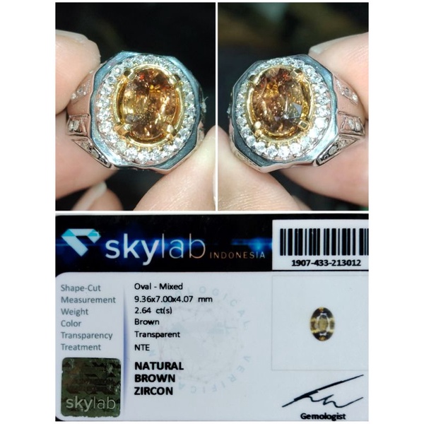 natural zircon