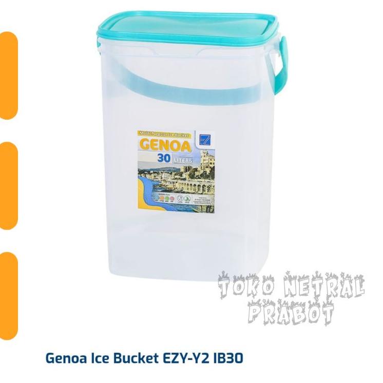 Ice Bucket Genoa 30 liter - Toples Aquarium es buah es kelapa + Gayung 8P5
