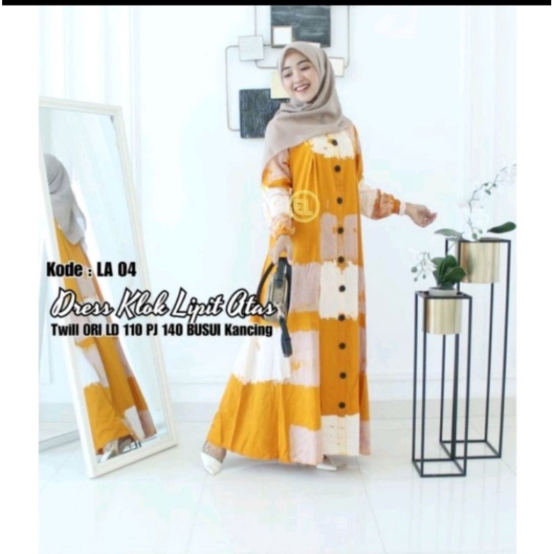 Gamis dress twill ORI ELZAF