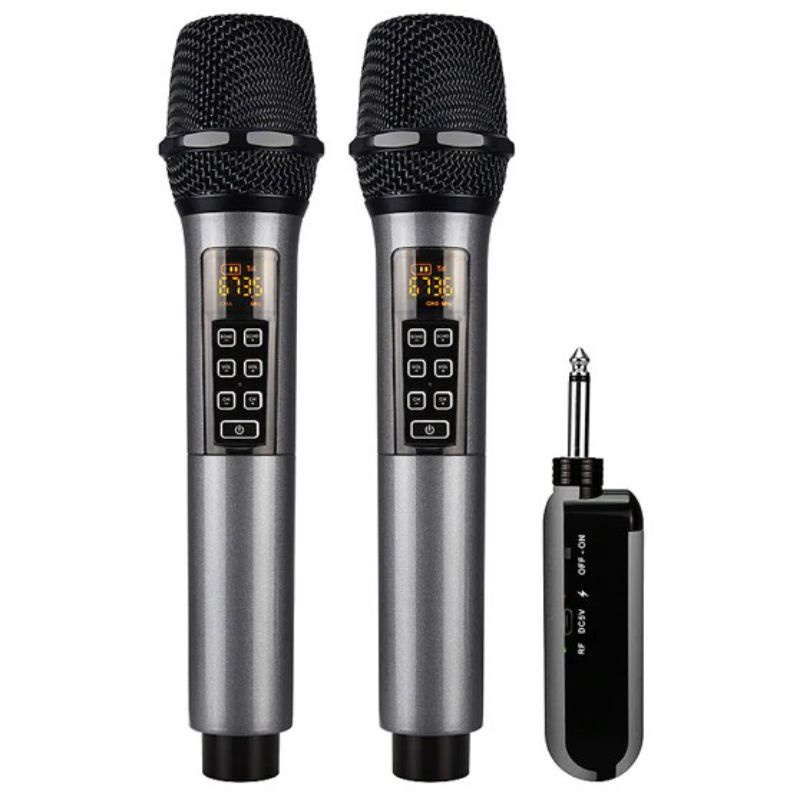 Rellent pMikrofon Karaoke Mic Wireless Portable KTV - D300