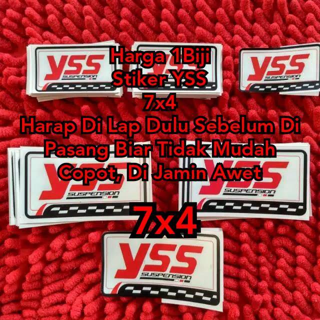 STIKER STICKER SHOCKBREAKER SHOCK THAILOOK THAI YSS THAILAND