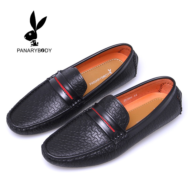 Sepatu Pria  Panarybody cowok Sepatu Loafers Kasual laki-laki Import Kekinian 2021-1906 HITAM