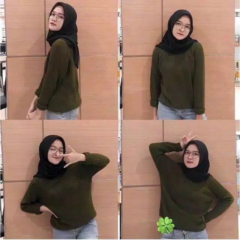 Valen sweater rajut premium tebal 7get / Knit sweater premium 7gauge