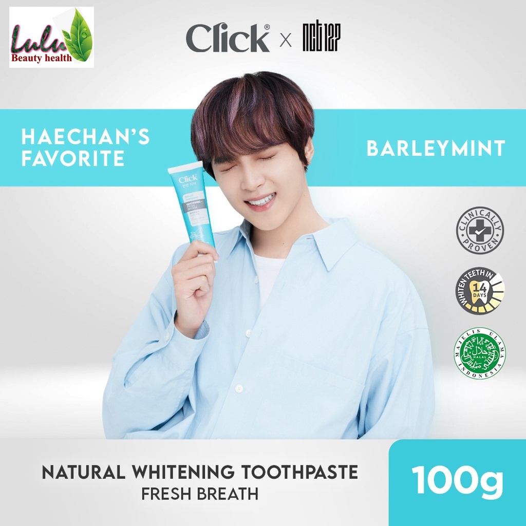 Click Natural Toothpaste Whitening + Fresh Breath