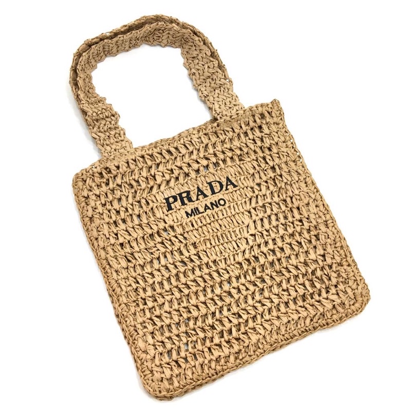 PRD Raffia Tote Bag