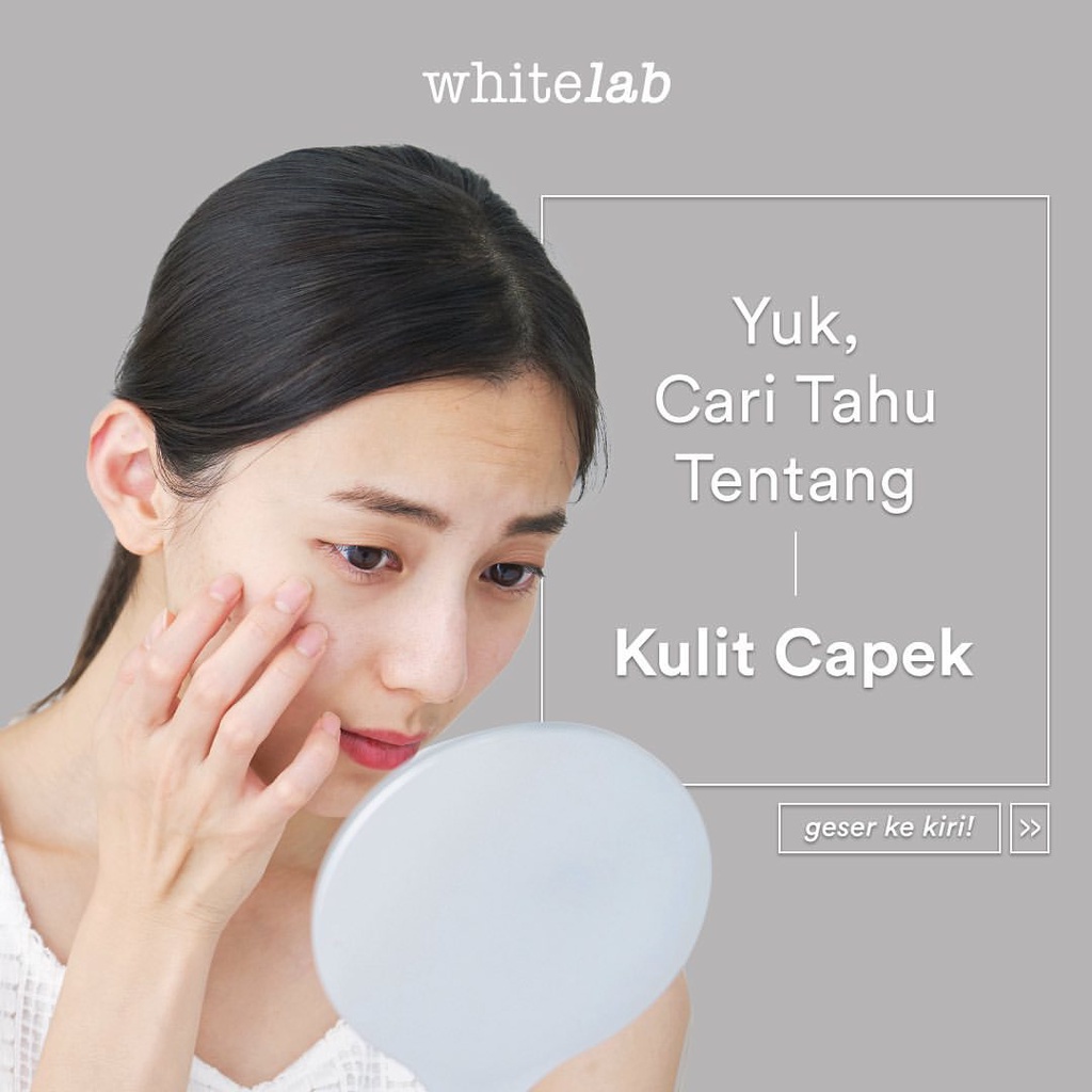 WHITELAB Bamboo Charcoal Brightening Gel Mask - Masker Perawatan Pelembab Pencerah Pembersih Kulit Wajah Lelah Kering Kusam Kotor