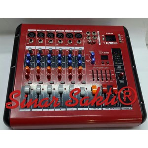 Power Mixer PMR 606 ( 6 channel ) USB,SD card,Bluetooth