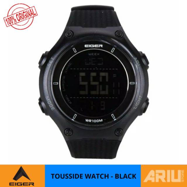 JAM TANGAN EIGERINDO TOUSSIDE ORIGINAL WATCH - BLACK