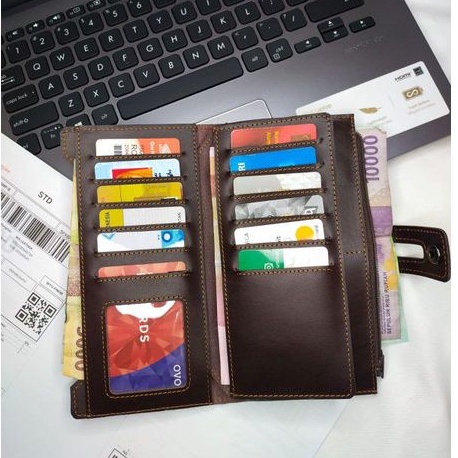 Dompet Panjang Classic Full Kulit Sapi Asli