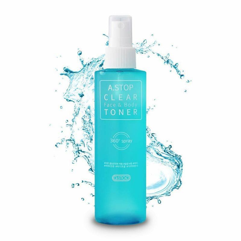 A STOP CLEAR FACE AND BODY TONER 210ML
