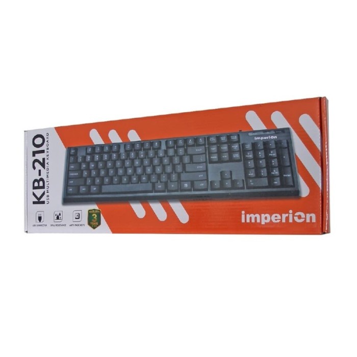 IMPERION  KEYBOARD USB  MULTIMEEDIA KB-210 - IMPERION KB210