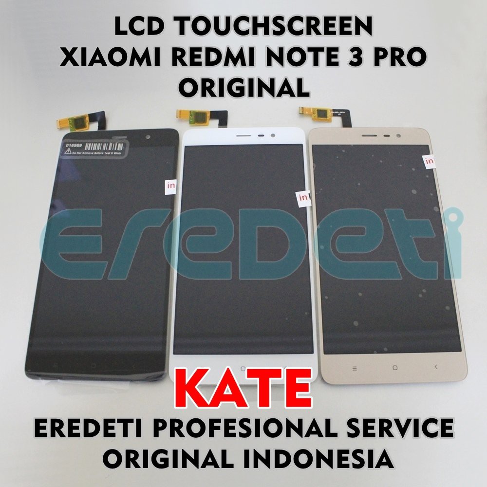 LCD TOUCHSCREEN XIAOMI REDMI NOTE 3 PRO KATE ORIGINAL KD-002043 m