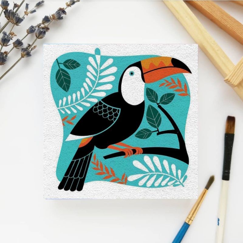 

DIY painting by numbers kit UKIYO DIY ART #11 DODO the Toucan
