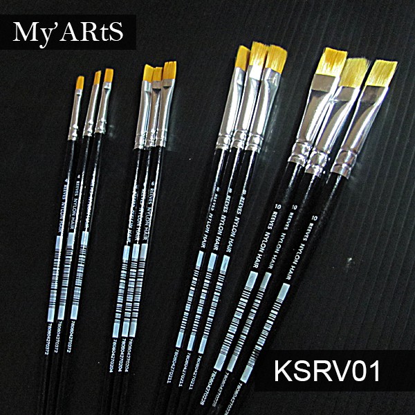 Reeves Nylon Brush Flat - Kuas Cat Air - Alat Lukis Myarts | Shopee