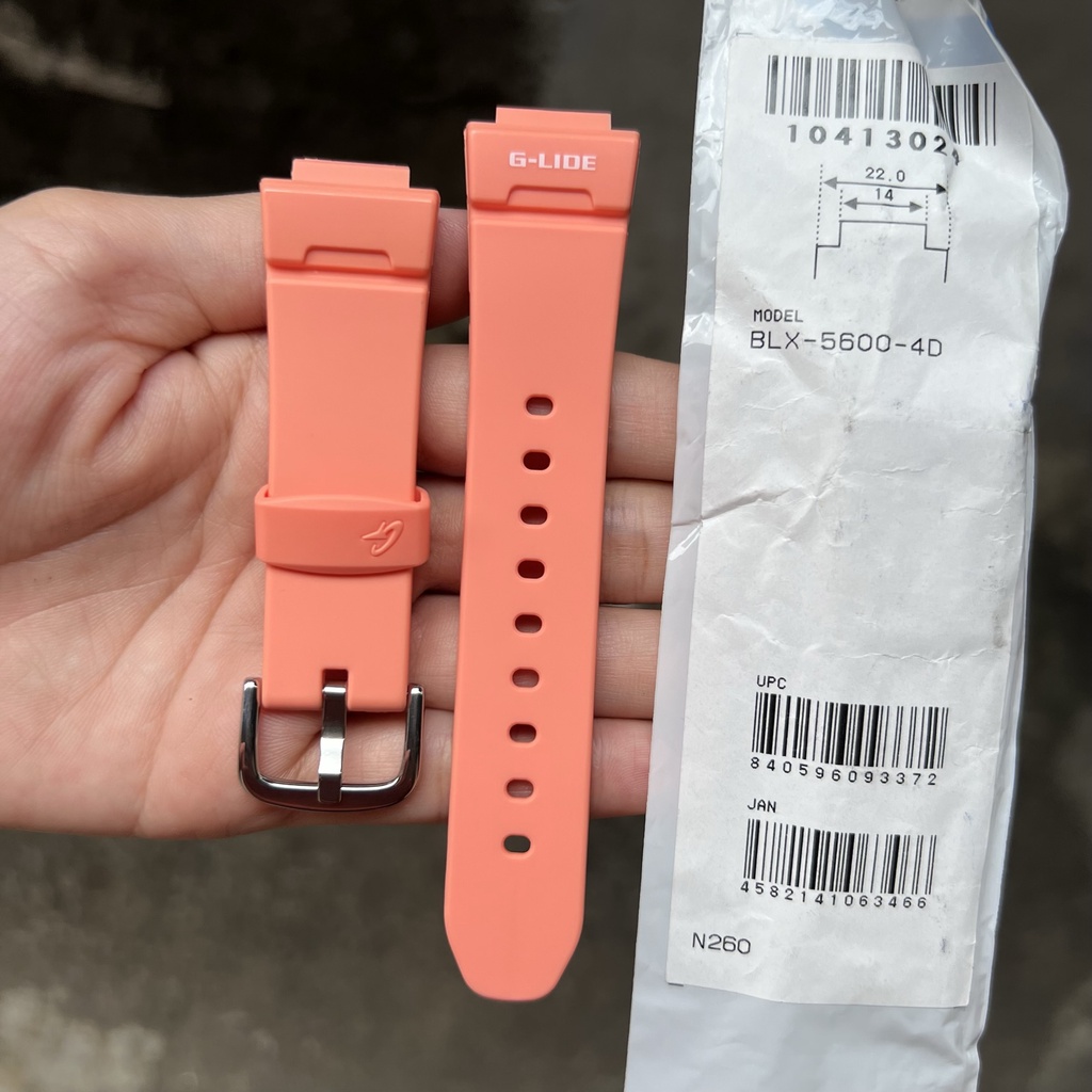 Strap tali jam tangan casio baby-g BLX-5600 4D original band BLX 5600