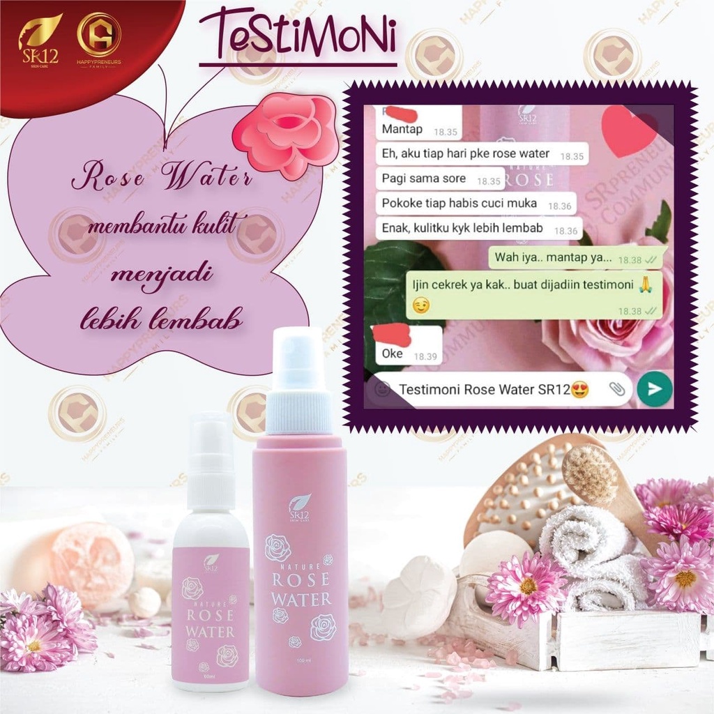 Setting spray Sr12 Tahan lama Mengunci make up Menyegarkan wajah Glowing Melembabkan wajah Facemist 100ml Bpom Saudagarsr12